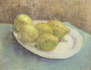 Vincent Van Gogh Still life with Lemons on a Plate (nn04) Sweden oil painting artist